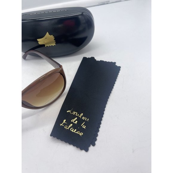 Loulou de la Falaise Lucite Sunglasses with Case and Cloth main image 11